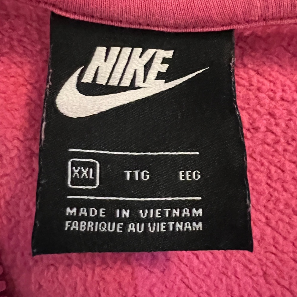 Nike Full-Zip Hoodie in Pink- Size XXL - Picture 4 of 5